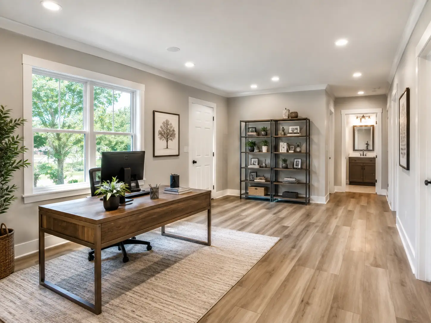 After custom home addition