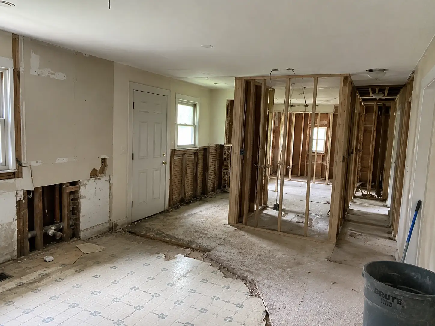 Before home addition