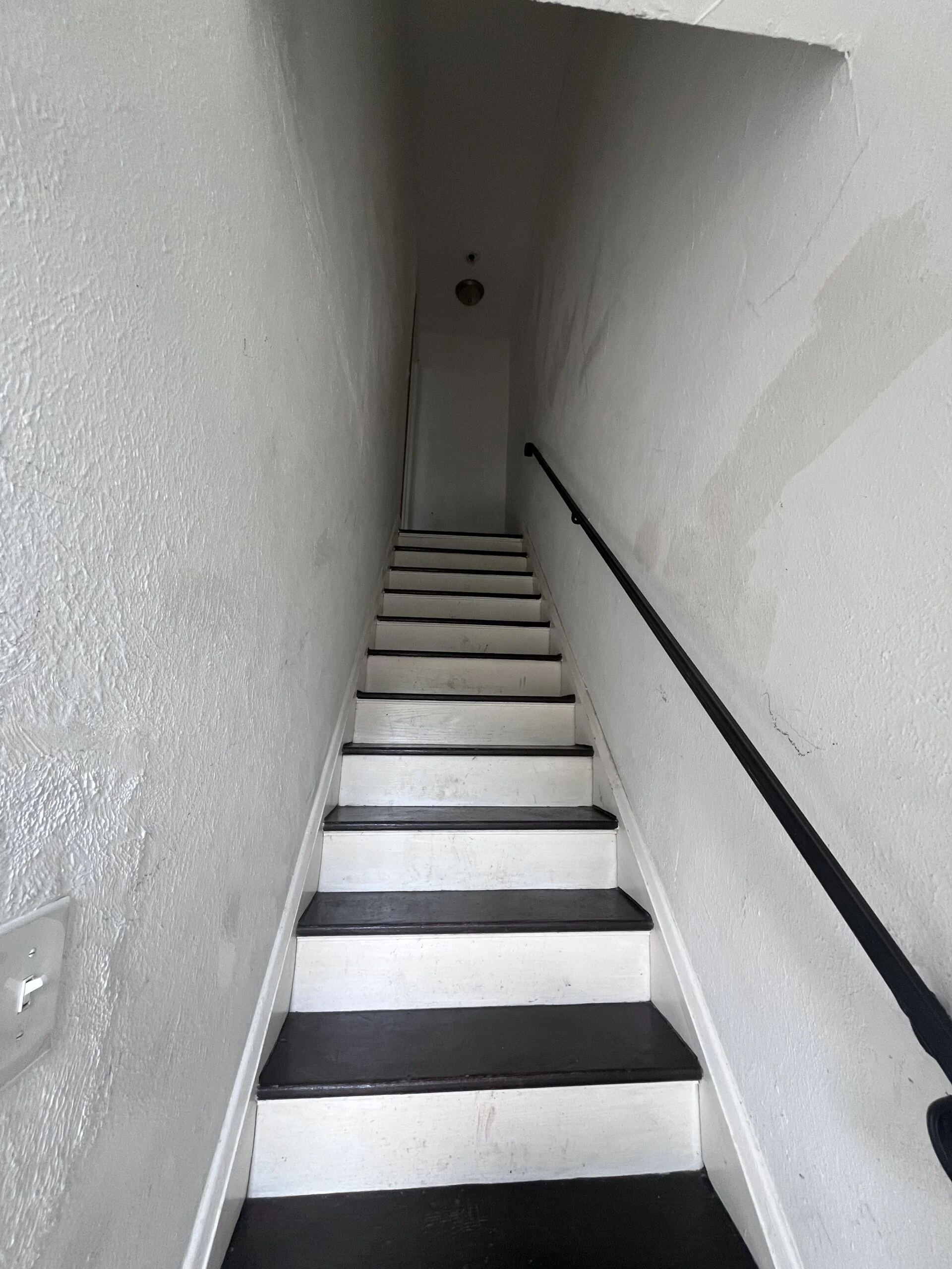Before stairs transformation by Blondie Builder