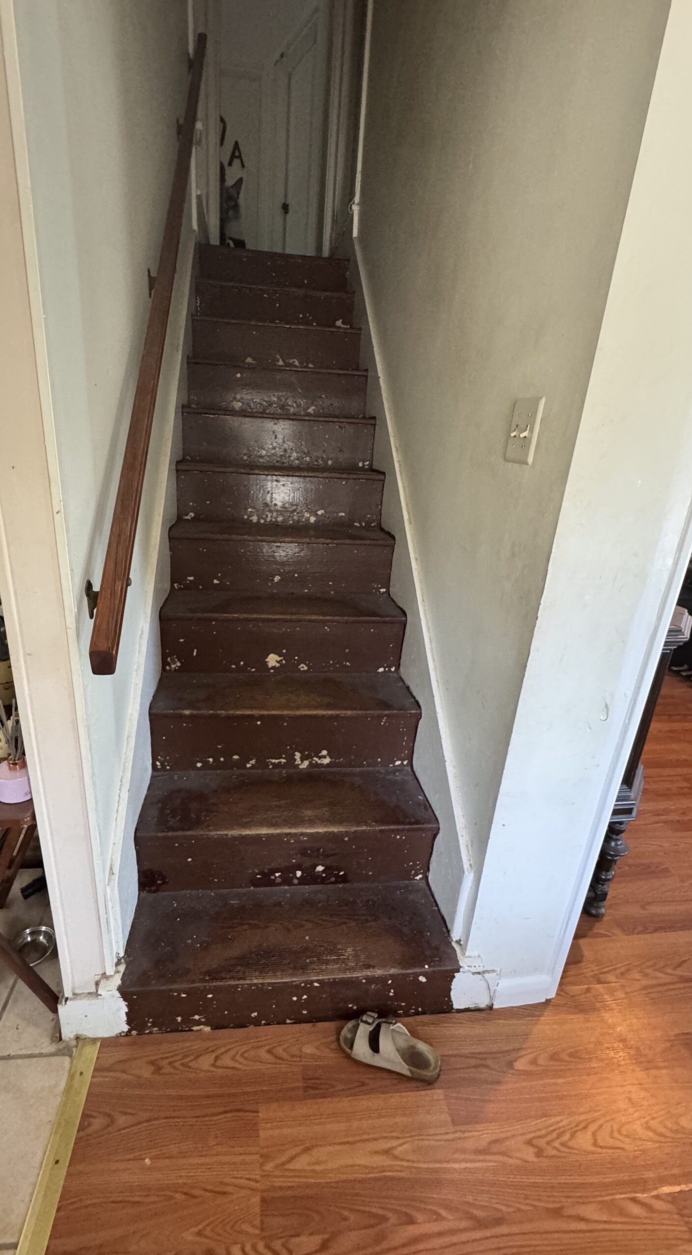 Before Stair remodeling