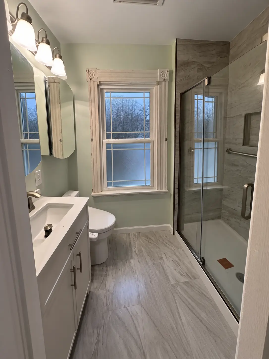 Dads Main Floor Bathroom After Overall