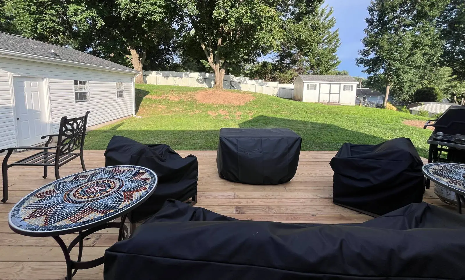 Robs Deck After Backyard View