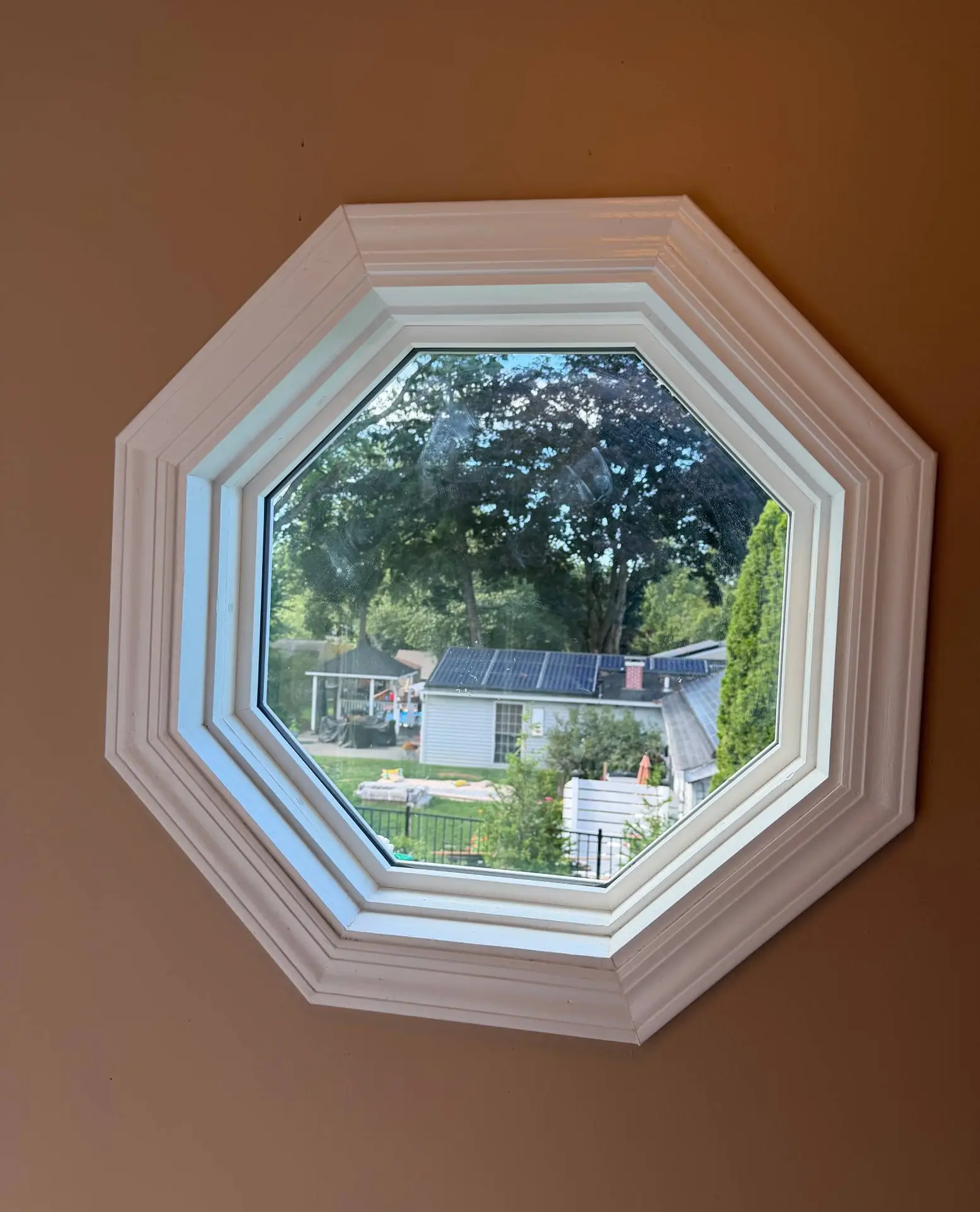 Robs Octogon Window After Inside