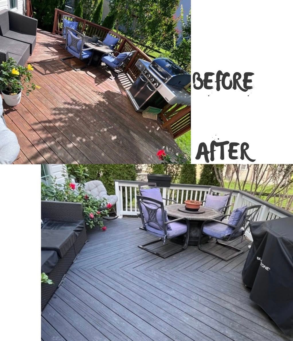 Deck Before After